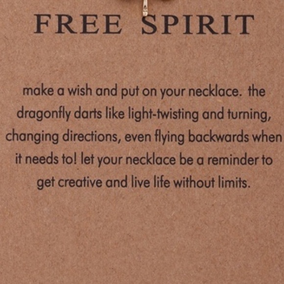 Free Spirit Dragonfly Petite Dainty Necklace - Picture 2 of 2